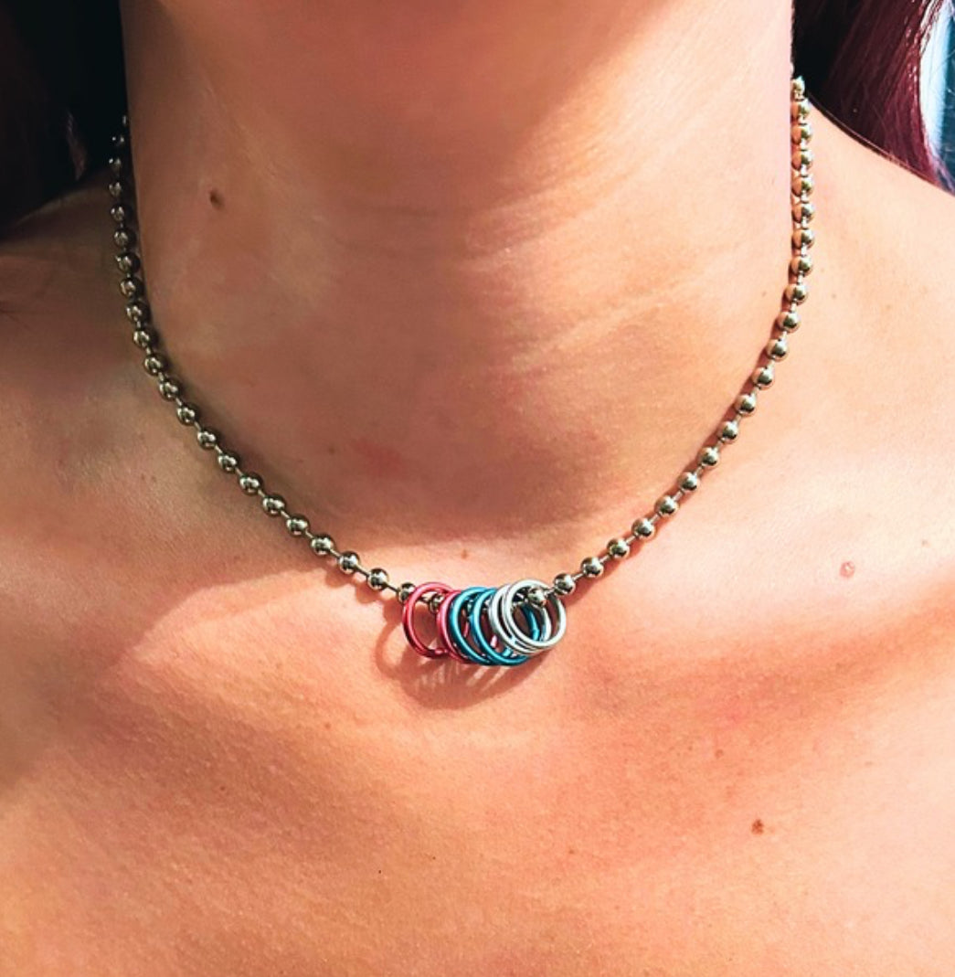 Trans Pride Beaded Chain’s