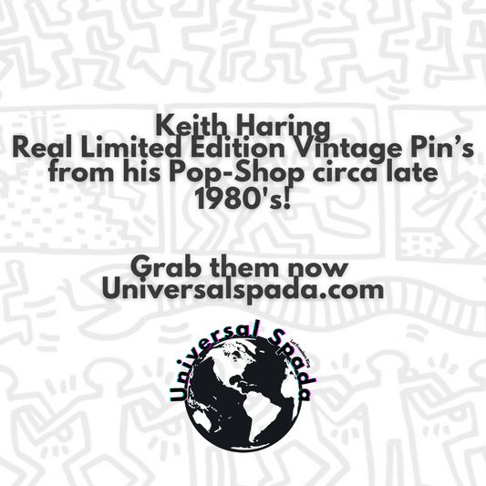 ORIGINAL Vintage Keith Haring Button Pin's